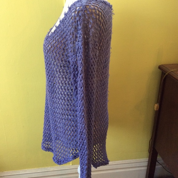 We the Free Crocheted Purple Top Size L - Picture 5 of 12